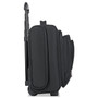 Solo Classic Rolling Overnighter Case, Fits Devices Up to 15.6", Ballistic Polyester, 16.14 x 6.69 x 13.78, Black