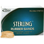 Alliance Rubber Sterling Rubber Bands - Size: #62 - 2.5" Length x 250 mil Thickness - Durable, Elastic - Natural Crepe