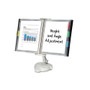 Fellowes Reference Rack, Plastic, Letter, 10 Pockets, Platinum (FEL22300) View Product Image