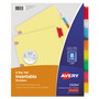 Avery Insertable Big Tab Dividers, 8-Tab, Double-Sided Gold Edge Reinforcing, 11 x 8.5, Buff, Assorted Tabs, 1 Set AVE23284 (AVE23284) View Product Image