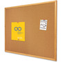 Quartet Classic Series Cork Bulletin Board - 36" Height x 60" Width Oak Frame - 1 / Each (QRT305) View Product Image