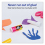 Avery Permanent Glue Stic, 0.26 oz, Applies White, Dries Clear (AVE00166) View Product Image