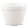 Dart Bowl Containers, 4 oz, White, Foam, 1,000/Carton