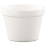 Dart Bowl Containers, 4 oz, White, Foam, 1,000/Carton (DCC4J6) View Product Image