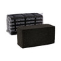 Boardwalk Grill Brick, 8 x 4, Black, 12/Carton