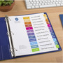 Avery Customizable Table of Contents Ready Index Multicolor Dividers, 12-Tab, Jan. to Dec., 11 x 8.5, White, 6 Sets