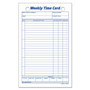 TOPS Weekly Employee Time Cards, One Side, 4.25 x 6.75, 100/Pack
