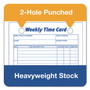 TOPS Weekly Employee Time Cards, One Side, 4.25 x 6.75, 100/Pack