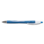 BIC GLIDE Exact Ballpoint Pen, Retractable, Fine 0.7 mm, Blue Ink, Blue Barrel, Dozen (BICVCGN11BE) View Product Image