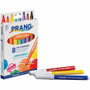 Prang Bullet Tip Washable Master Pack Art Markers - Broad Bullet Marker Point - Washable - Assorted Ink - White Barrel
