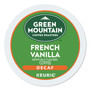 Green Mountain Coffee French Vanilla Decaf Coffee K-Cups, 96/Carton