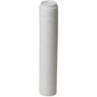 Dixie Drink-Thru Lid, Fits 8 oz Hot Cups, Plastic, White, 1,000/Carton