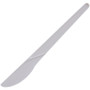 Eco-Products Plantware Compostable Cutlery, Knife, 6", Pearl White, 50/Pack, 20 Pack/Carton (ECOEPS011) View Product Image