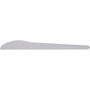 Eco-Products Plantware Compostable Cutlery, Knife, 6", Pearl White, 50/Pack, 20 Pack/Carton (ECOEPS011) View Product Image