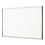 Quartet ARC Frame Cubicle Board, Magnetic Dry Erase, 24" x 14", White Surface, Satin Aluminum Frame