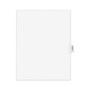 Avery-Style Preprinted Legal Side Tab Divider, 26-Tab, Exhibit F, 11 x 8.5, White, 25/Pack, (1376) View Product Image