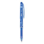 Pilot FriXion Point Erasable Gel Pen, Stick, Extra-Fine 0.5 mm, Blue Ink, Blue/Silver/Transparent Blue Barrel
