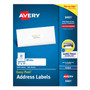 Avery Easy Peel White Address Labels w/ Sure Feed Technology, Inkjet Printers, 1 x 4, White, 20/Sheet, 100 Sheets/Box (AVE8461) View Product Image