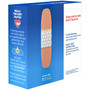 Band-Aid Tru-Stay Plastic Strips Adhesive Bandages - - 0.75" Width - Tan