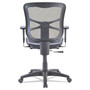 Alera Elusion Series Mesh Mid-Back Swivel/Tilt Chair, Supports Up to 275 lb, 17.9" to 21.6" Seat Height, Black
