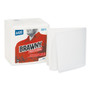 Brawny Professional All Purpose Wipers, 13 x 13, White, 50/Pack, 16/Carton