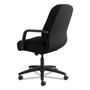 HON Pillow-Soft 2090 Series Managerial Mid-Back Swivel/Tilt Chair, Supports Up to 300 lb, 17" to 21" Seat Height, Black