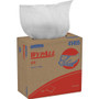 Wypall PowerClean X70 Medium Duty Cloths - Pop-Up Box - 8.34" Width x 16.80" Length - White - Hydroknit - 96 Wipers/Box
