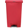Rubbermaid Commercial Slim Jim 18-gal Step-On Container - Step-on Opening - Hinged Lid - 18 gal Capacity - Manual - Durable, Foot Pedal, Easy to Clean - RCP1883568