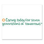 Seventh Generation Natural Liquid Fabric Softener, Free and Clear, 42 Loads, 32 oz Bottle, 6/Carton