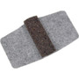 Lorell Wraparound Floor Savers - Gray - Vinyl