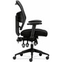 HON VL532 Mesh High-Back Task Chair, Supports Up to 250 lb, 17" to 20.5" Seat Height, Black