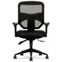 HON VL532 Mesh High-Back Task Chair, Supports Up to 250 lb, 17" to 20.5" Seat Height, Black