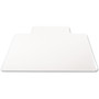 deflecto ExecuMat All Day Use Chair Mat for High Pile Carpet, 45 x 53, Wide Lipped, Clear