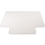 deflecto ExecuMat All Day Use Chair Mat for High Pile Carpet, 45 x 53, Wide Lipped, Clear (DEFCM17233) View Product Image