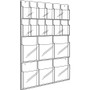 Safco Reveal Clear Literature Displays, 18 Compartments, 30w x 2d x 45h, Clear (SAF5600CL) View Product Image