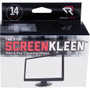 Read Right Kleen & Dry Screen Cleaners - For Display Screen - Pre-moistened, Lint-free, Anti-static, Anti-glare - 2 Sets/Packet