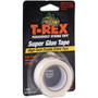 T-REX Double Sided Super Glue Tape - 15 ft Length x 0.75" Width - White - Acrylic