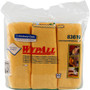 Wypall Microfiber Cloths - General Purpose - 15.75" Length x 15.75" Width - Eco-friendly, Absorbent, Durable, Launderable, Washable - Yellow - 6/Pack