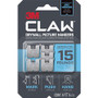 3M CLAW Drywall Picture Hanger - 15 lb (6.80 kg) Capacity - for Pictures, Mirror, Decoration, Art, Home - Gray