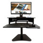 Victor High Rise Adjustable Stand-Up Desk Converter, 28" x 23" x 12" to 16.75", Black, Ships in 1-3 Business Days (VCTDC200) View Product Image