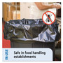 AbilityOne 8105015346819, SKILCRAFT Insect Repellent Trash Bags, 45 gal, 2 mil, 40" x 45", Black, Flat Pack, 65/Box