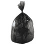Boardwalk Low-Density Waste Can Liners, 60 gal, 0.65 mil, 38" x 58", Black, 25 Bags/Roll, 4 Rolls/Carton (BWK3858H) View Product Image