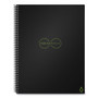 Rocketbook Core Smart Notebook, Dotted Rule (4 sq/in), Black Cover, (16) 11 x 8.5 Sheets