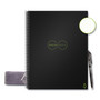 Rocketbook Core Smart Notebook, Dotted Rule (4 sq/in), Black Cover, (16) 11 x 8.5 Sheets
