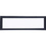 Tatco Label Inserts Magnetic Label Holders - Support 1" x 4" Media - 1.3" Height x 4.4" Width - Vinyl - Black