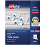 Avery Small Tent Card, White, 3.5 x 2, 4 Cards/Sheet, 40 Sheets/Pack
