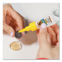 Gorilla Super Glue with Brush and Nozzle Applicators, 0.35 oz, Dries Clear