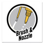 Gorilla Super Glue with Brush and Nozzle Applicators, 0.35 oz, Dries Clear