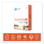 HP Papers Brightwhite24 Paper, 100 Bright, 24 lb Bond Weight, 8.5 x 11, Bright White, 500/Ream