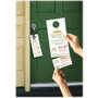 Avery Door Hanger with Tear-Away Cards, 97 Bright, 65 lb Cover Weight, 4.25 x 11, White, 2 Hangers/Sheet, 40 Sheets/Pack